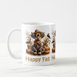 Herbsttiere Kaffeepause Tasse