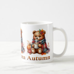Herbsttiere Kaffeepause Tasse