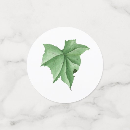 Herbsttisch-Scatter mit Aquarellfarben für den Fal Konfetti (Klein Vorderseite)