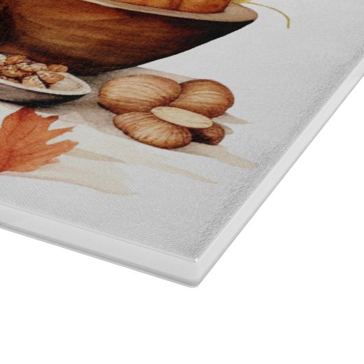 Herbsttisch Schneidebrett (Ecke)