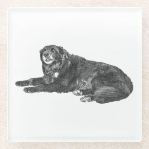 Herbsttisch Untersetzer mit Hundekunst