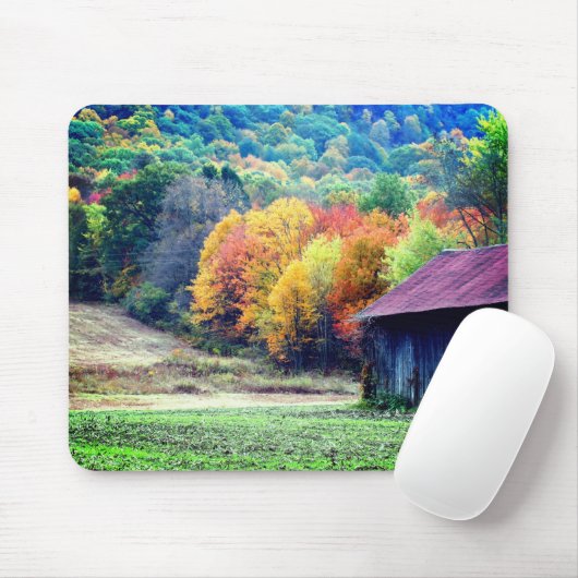 HerbstTobacco Barn Nature Mousepad (Mit Mouse)