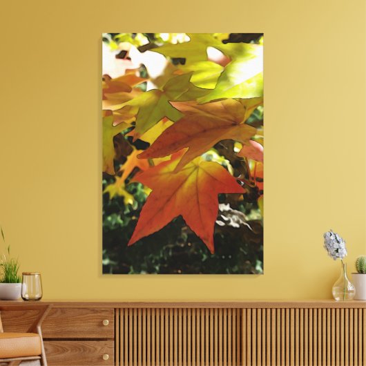 Herbsttöne Leinwanddruck (Insitu (Wohnzimmer))