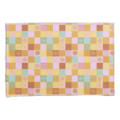 Herbsttöne Quilblöcke Kissenbezug (Vorderseite-Rechts)