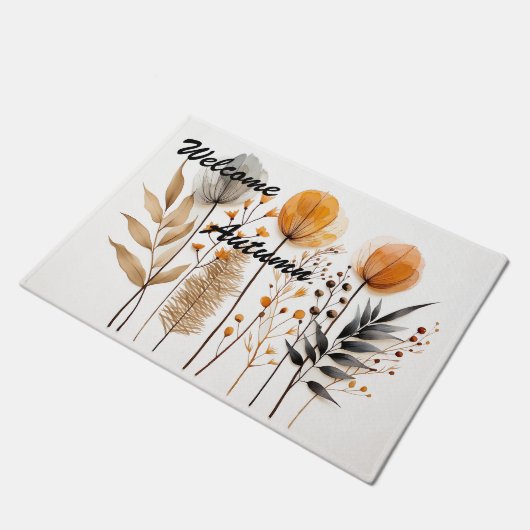 Herbsttore Fußmatte (Schrägansicht)