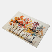 Herbsttore Fußmatte (Schrägansicht)