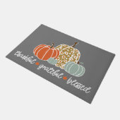 Herbsttore Fußmatte (Schrägansicht)