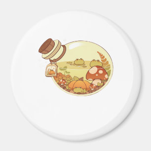 Herbsttrank Mit Fröschchen Klassisch Magnet