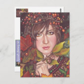 Herbsttraum Postkarte (Vorne/Hinten)