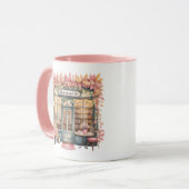 Herbstträume Café Tasse — Gemütliche florale Buchh (Vorderseite Links)