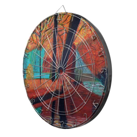 Herbstträume Dartscheibe (Vorderseite rechts)