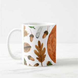 Herbstträume: Das Eichhörnchen im Wasser Kaffeetasse