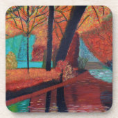 Herbstträume Getränkeuntersetzer (Vorderseite)