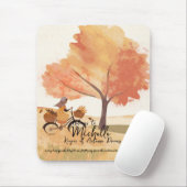 Herbstträume Personalisiertes Mädchen Mousepad (Mit Mouse)