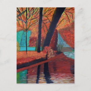 Herbstträume Postkarte
