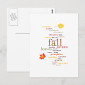 Herbstträume Postkarte (Vorne/Hinten)