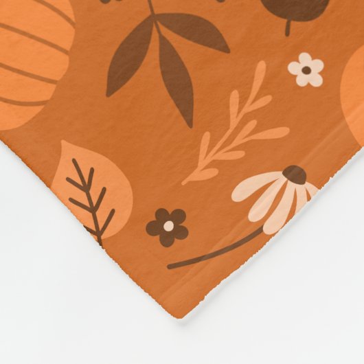 Herbstträumen Fleecedecke (Ecke)