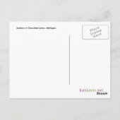 Herbsttreppe Postkarte (Rückseite)