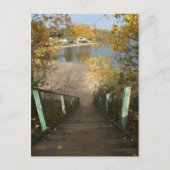 Herbsttreppe Postkarte (Vorderseite)