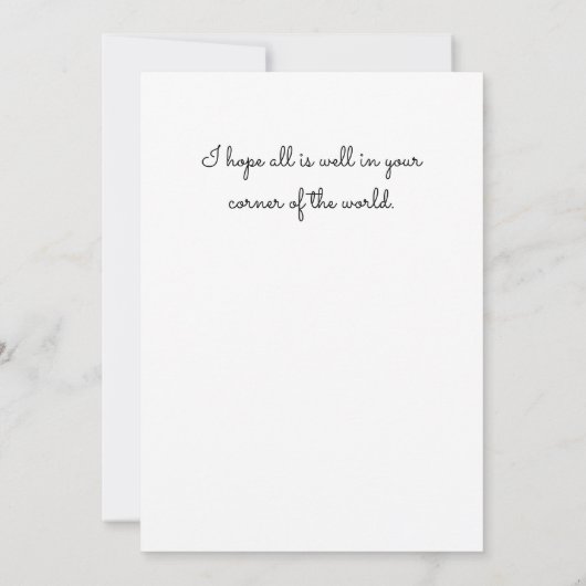 Herbsttudor-Zuhause Waterside Path Karte (Rückseite)