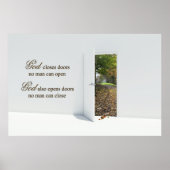 Herbsttür Poster (Vorne)