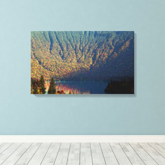 Herbstüberdeckung Leinwanddruck (Insitu (Holzboden))