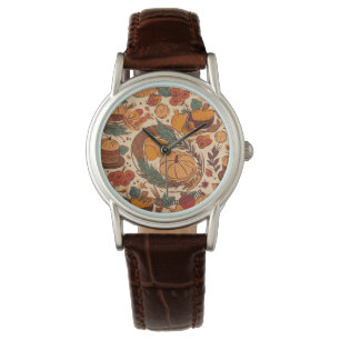 Herbstüberfluss Armbanduhr