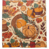 Herbstüberfluss Duschvorhang (Vorderseite)