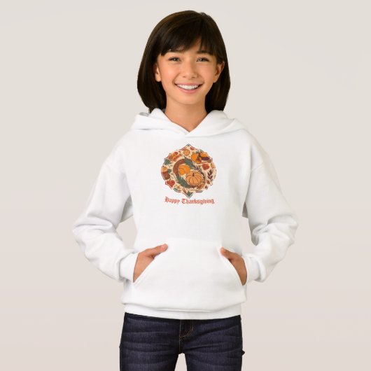 Herbstüberfluss Hoodie (Vorne ganz)