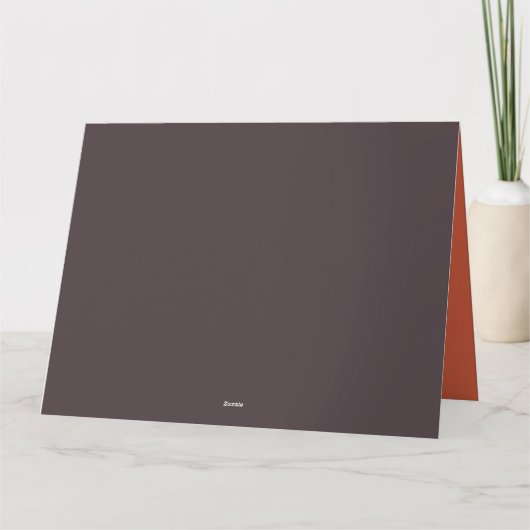 Herbstüberfluss Karte (Rückseite)