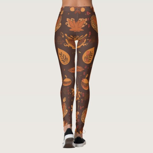 Herbstüberfluss Leggings (Rückseite)