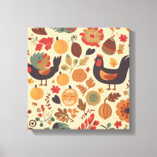 Herbstüberfluss Leinwanddruck