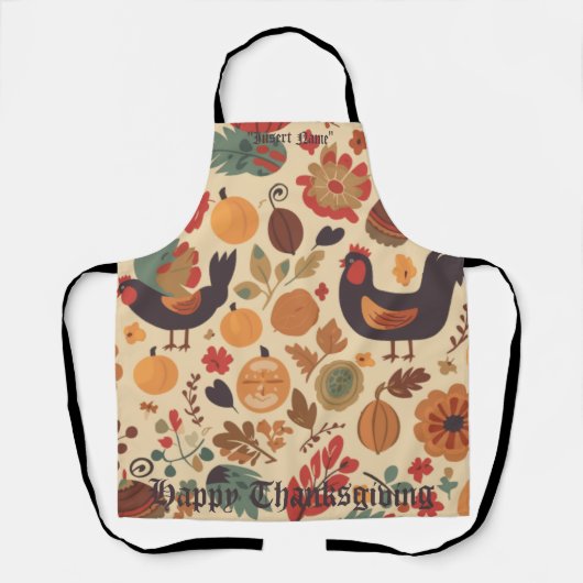 Herbstüberfluss Schürze (Vorderseite)