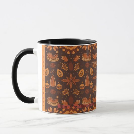 Herbstüberfluss Tasse (Links)