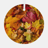 Herbstübergang: farbiges Nahtloses Array. Ornament Aus Glas (Rückseite)