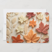 Herbstübergänge Herbsttür-Bewegung Ankündigung (Rückseite)