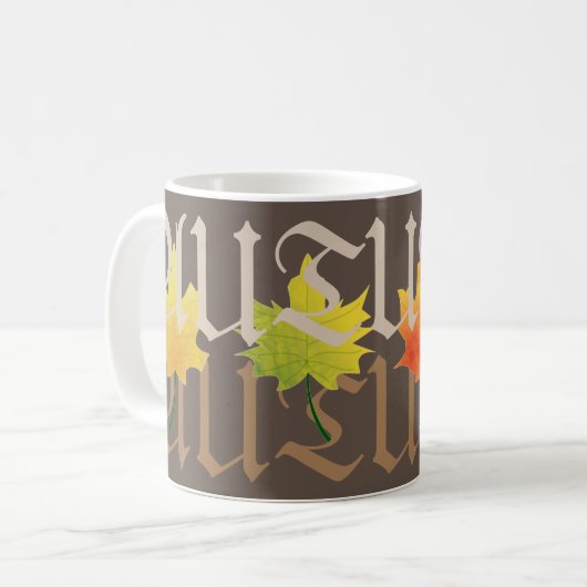 Herbstüberholung Kaffeepause Tasse (Vorderseite Links)