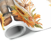Herbstumpfpapier, Herbstspur und Fall Geschenkpapier (Rolleneckpunkt)