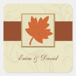 HerbstUmschlag Aufkleber