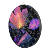 Herbstuntergang in Neon Dartscheibe (Vorderseite rechts)