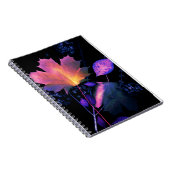 Herbstuntergang in Neon Notizblock (Rechte Seite)