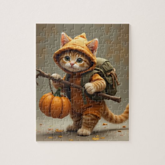 Herbstuntergang Puzzle (Vertikal)