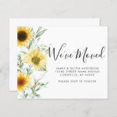 Herbstuntergang Sonnenblume, die wir bewegen (Vorne/Hinten)