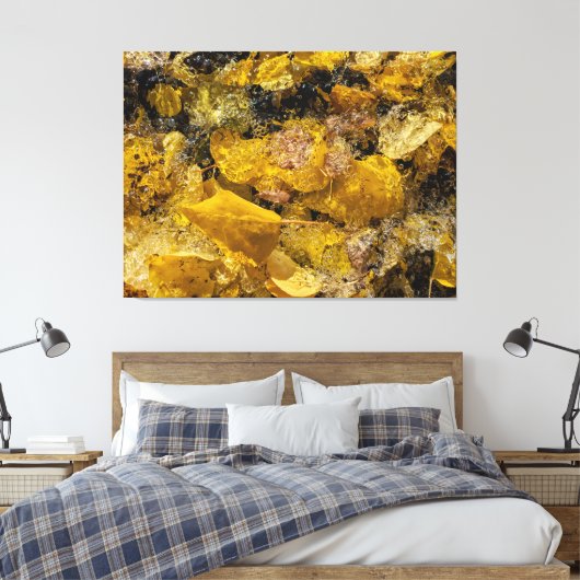 Herbstuntergänge im Wasser Leinwanddruck (Insitu (Schlafzimmer))