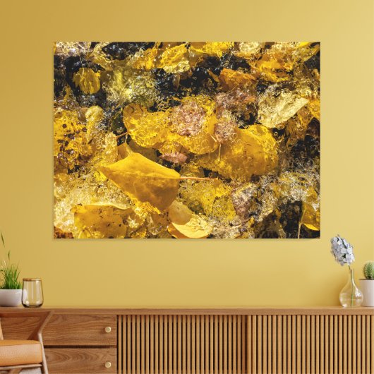 Herbstuntergänge im Wasser Leinwanddruck (Insitu (Wohnzimmer))