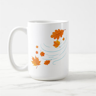 Herbstuntergänge im Wind: Elegantes Design für Ins Kaffeetasse