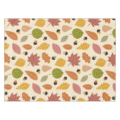 Herbstuntergänge mit Acorns in Terracotta braun Tischdecke (Vorderseite (Horizontal))