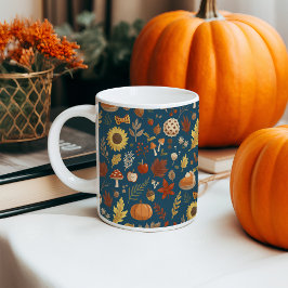 Herbstuntergänge mit einem Hauch von Erntedank Kaffeetasse