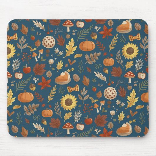 Herbstuntergänge mit einem Hauch von Erntedank Mousepad (Vorne)