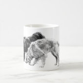 Herbstunternehmen im Schatten Kaffeetasse (Mittel)